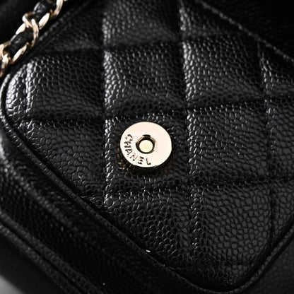 Chanel Duma Backpack – Black Quilted Lambskin with Gold-Tone Hardware