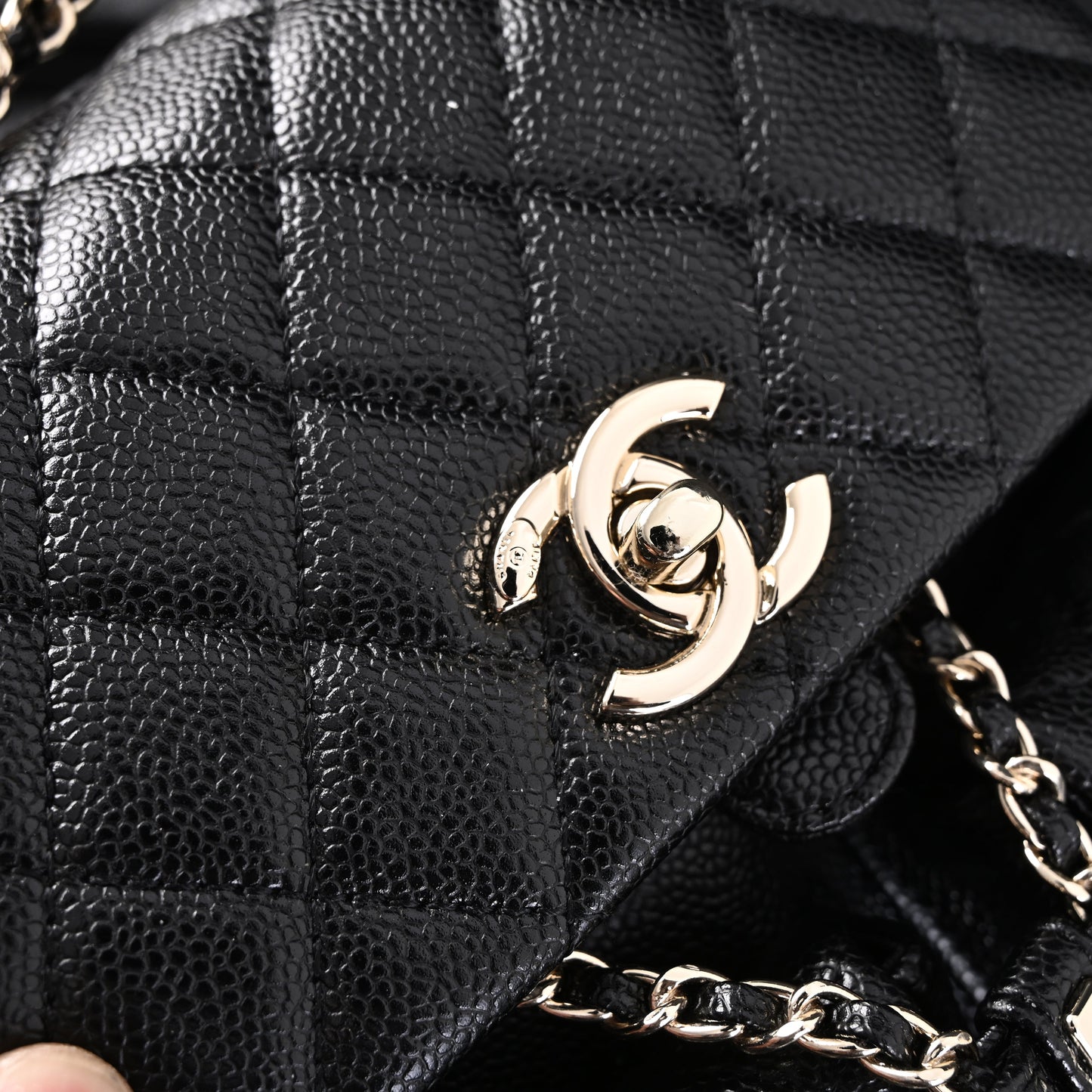 Chanel Duma Backpack – Black Quilted Lambskin with Gold-Tone Hardware