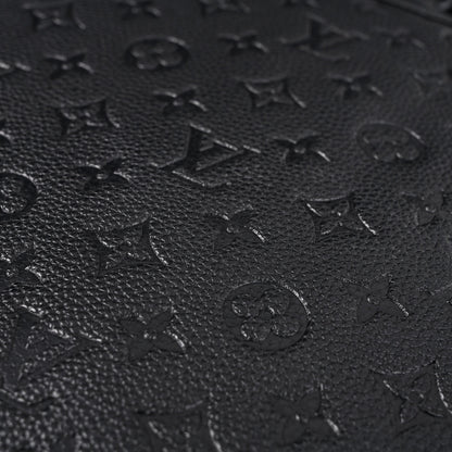 Louis Vuitton Christopher PM Backpack Monogram Shadow Black Leather