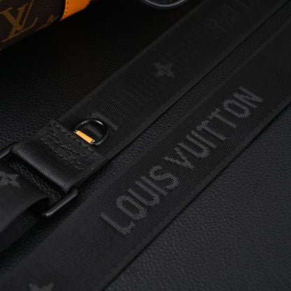Louis Vuitton Keepall Bandoulière 50 – Monogram Canvas with Neon Orange Trim