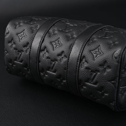 Louis Vuitton Keepall Bandoulière 50 – Monogram Shadow Black Leather