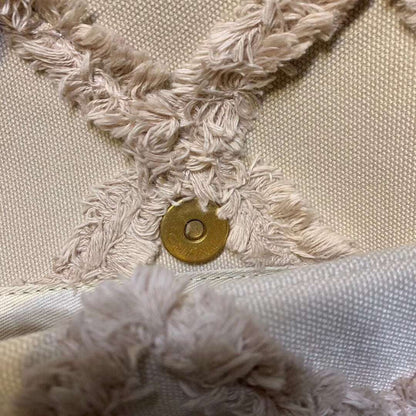 CHANEL 19 Medium Denim Flap Bag Beige