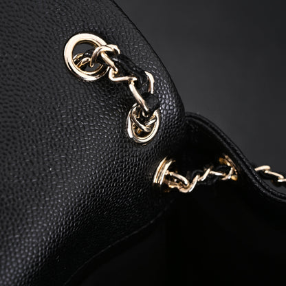 Chanel Duma Backpack – Black Quilted Lambskin with Gold-Tone Hardware